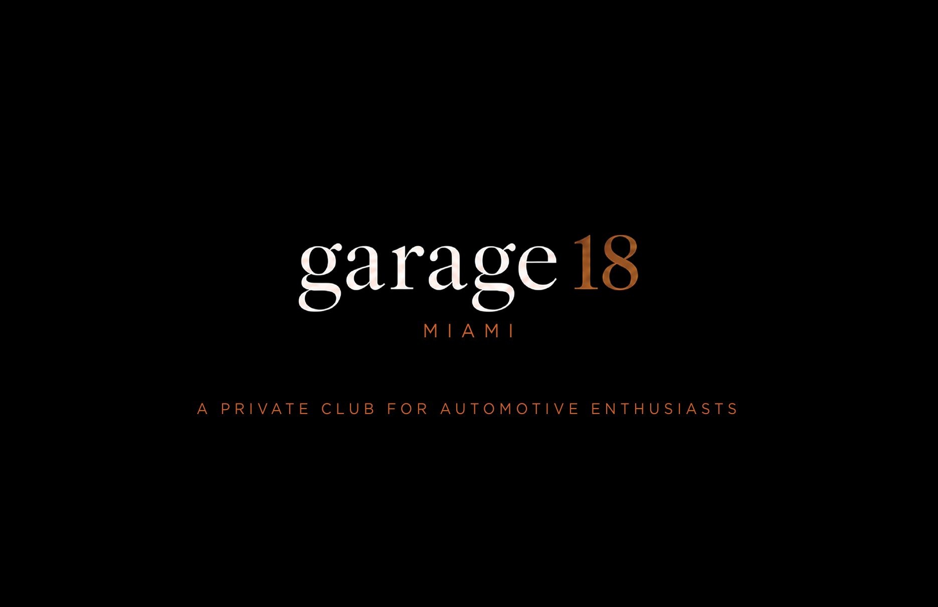 Garage 18 Miami brochure page 1
