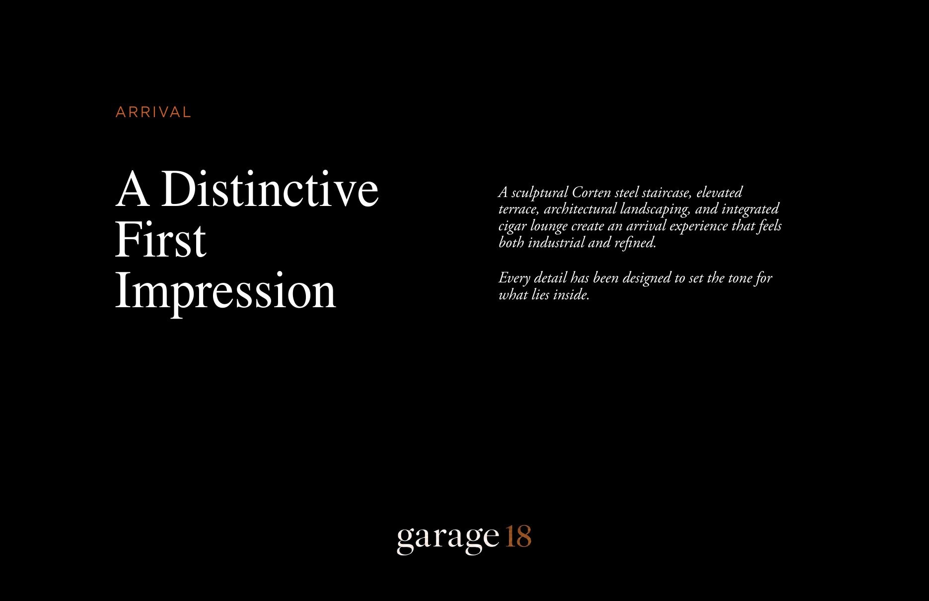 Garage 18 Miami brochure page 4