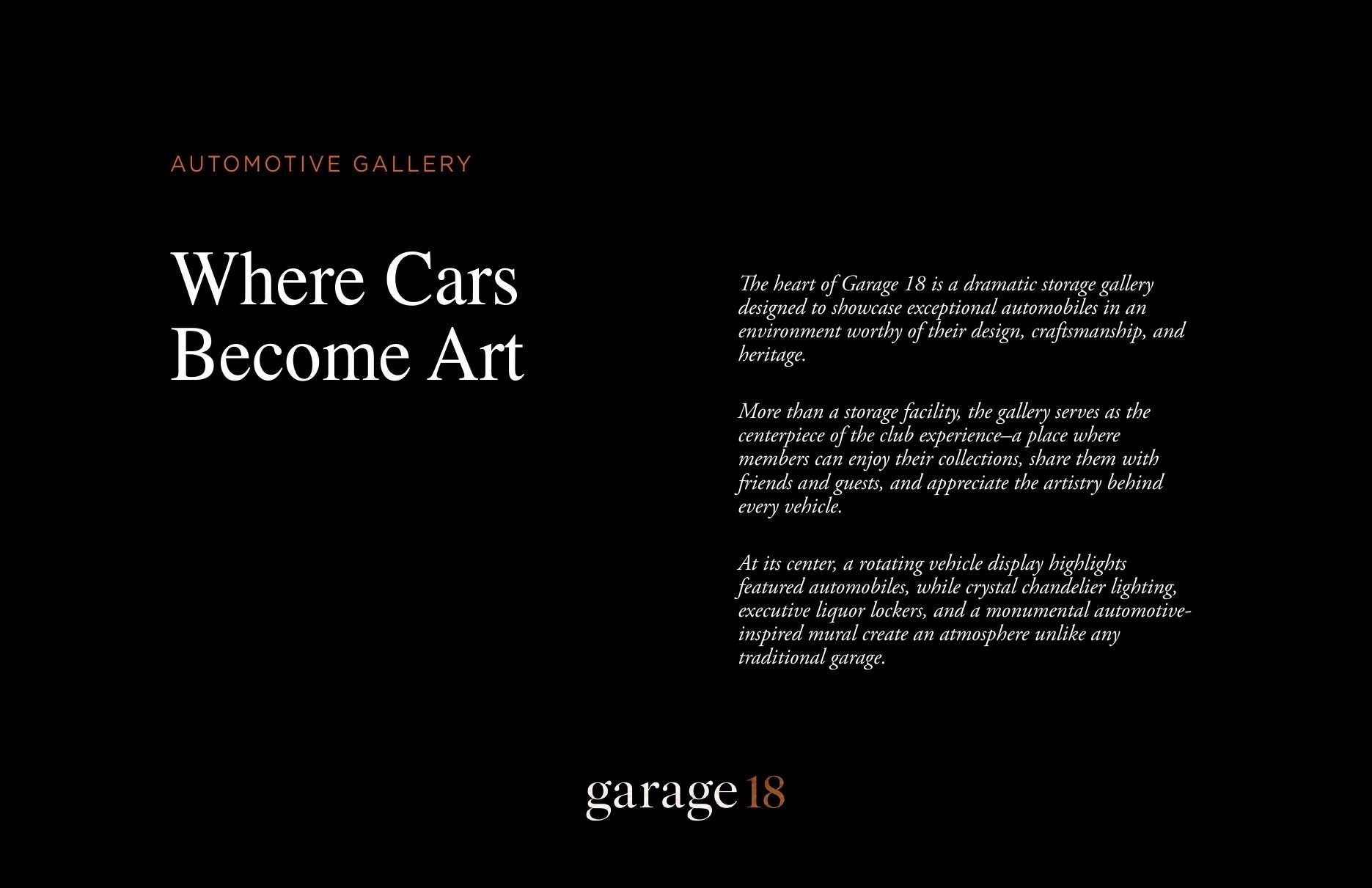 Garage 18 Miami brochure page 6