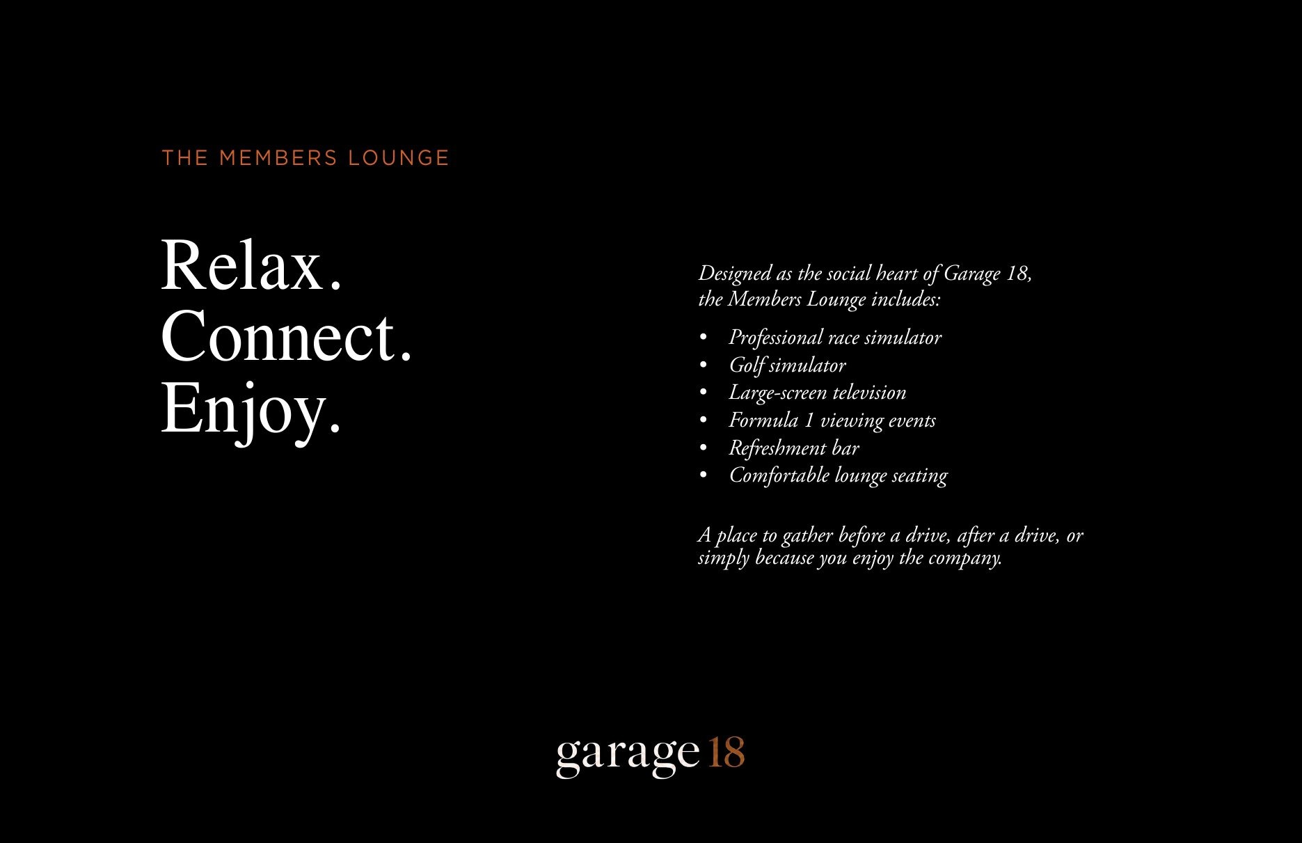 Garage 18 Miami brochure page 12