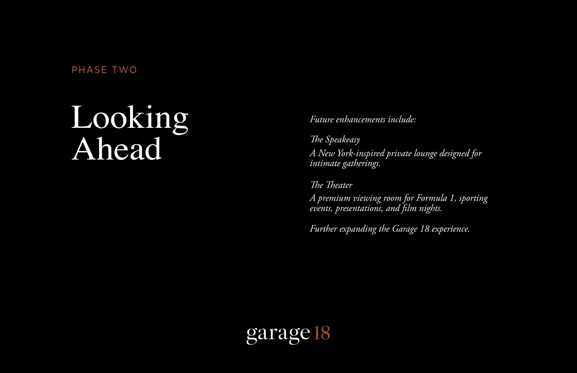 Garage 18 Miami brochure page 22