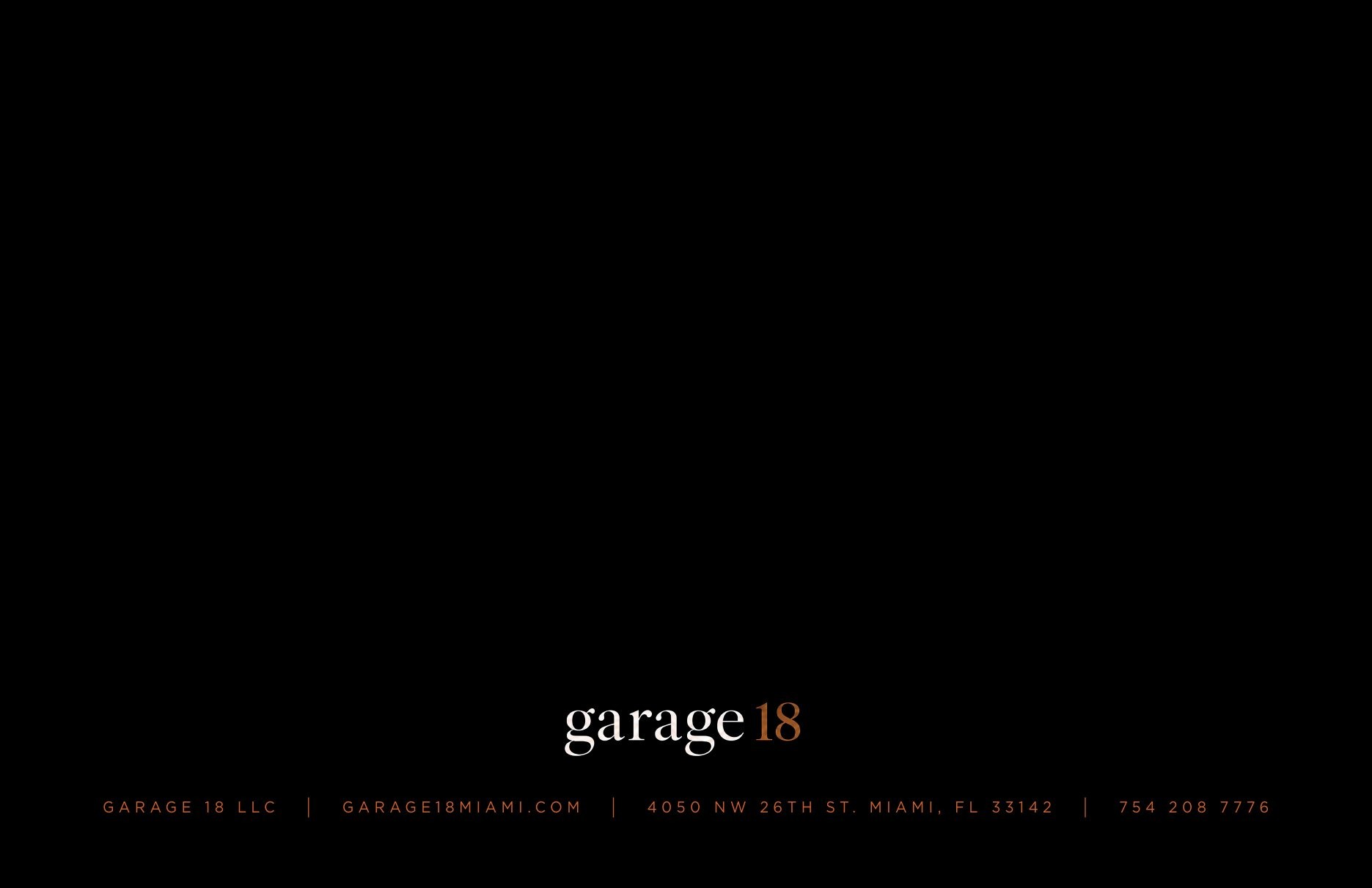 Garage 18 Miami brochure page 24